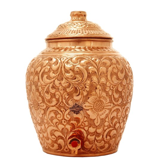 Health Benefits Of Copper Utensils: Drinkware Water Pots Online | Indianartvilla